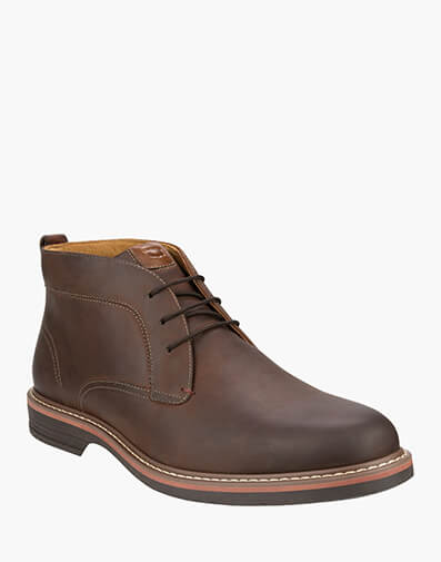 Norwalk Chukka Plain Toe Chukka Boot in BROWN for $129.80