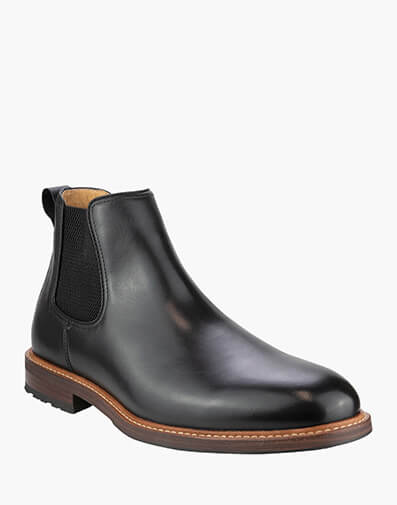 Anthem Chelsea Plain Toe Chelsea Boot  BLACK