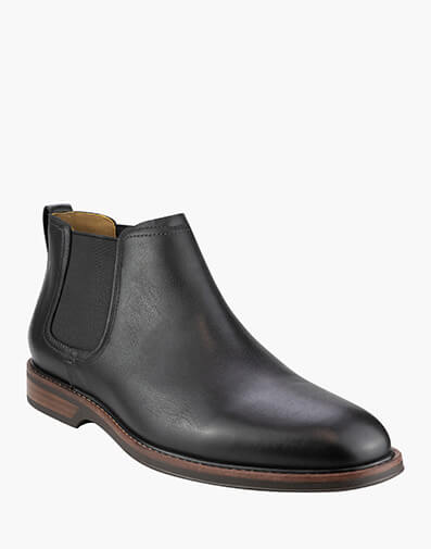 Traveller Chelsea Plain Toe Chelsea Boot  in BLACK for $219.95