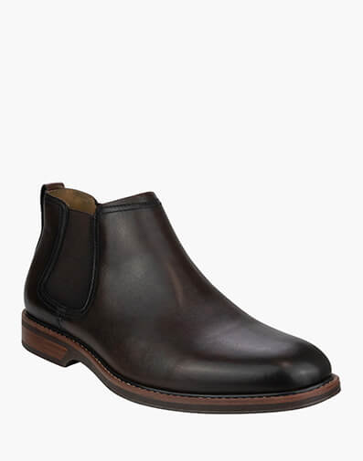 Traveller Chelsea Plain Toe Chelsea Boot  in BROWN for $249.95