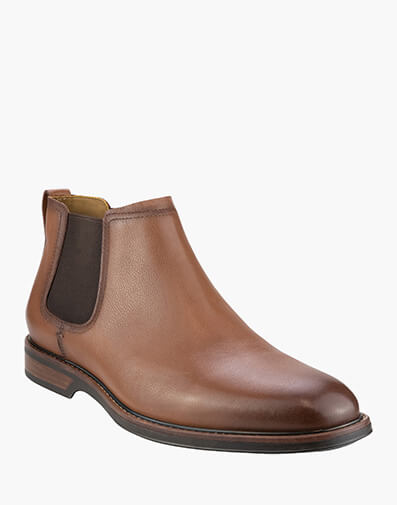 Traveller Chelsea Plain Toe Chelsea Boot  in COGNAC for $219.95