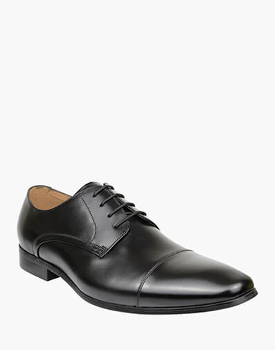 Clayton Cap Toe Derby in BLACK for $169.95