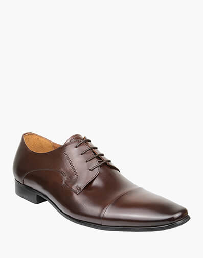 Copenhagen Cap Toe Derby in BROWN for $169.95