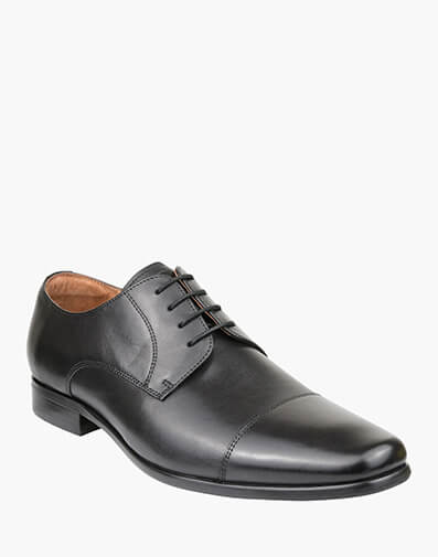 Cross Cap Toe Derby in BLACK for $139.95