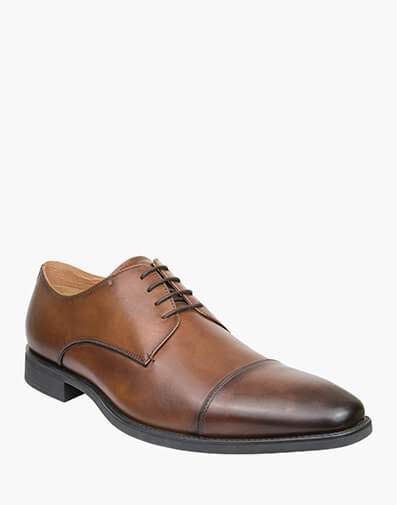 Covenant Cap Toe Derby in CEDAR for $179.95
