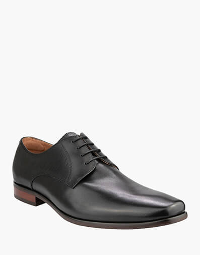 Postino  Plain Toe Derby  in BLACK for $99.80