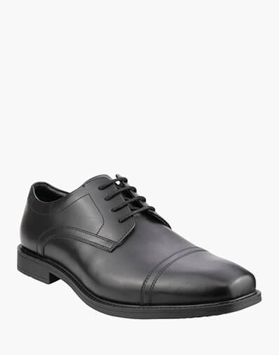 Baxter Cap Cap Toe Derby in BLACK for $139.95