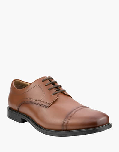 Baxter Cap Cap Toe Derby in COGNAC for $139.95