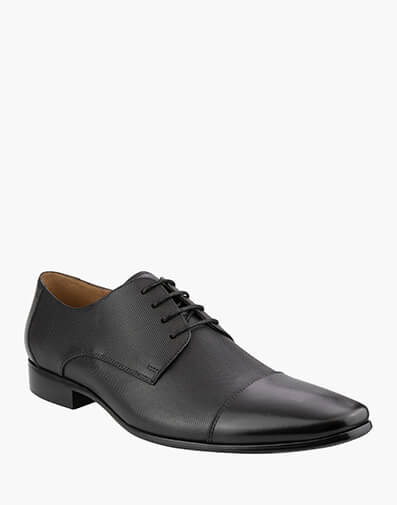 Arden Cap Cap Toe Derby in BLACK for $153.97