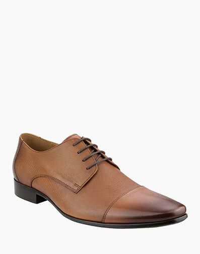 Arden Cap Cap Toe Derby in COGNAC for $219.95