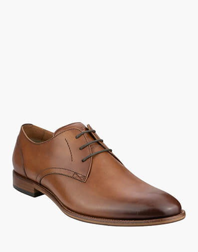 Flex II Plain Plain Toe Derby in COGNAC for $99.80