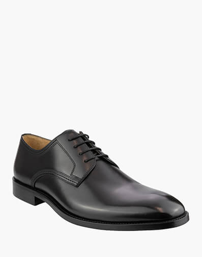 Windsor Plain Plain Toe Derby  in BLACK for $239.95