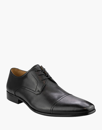 Cardiff Cap Toe Derby in BLACK for $129.80