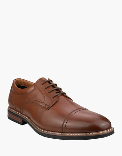 Centro Cap Cap Toe Derby in COGNAC for $159.95