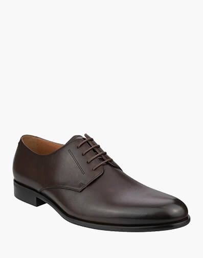Centurion Plain Plain Toe Derby  in BROWN for $119.80
