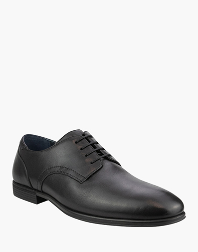Parkes Plain Toe Derby  in BLACK for $109.80
