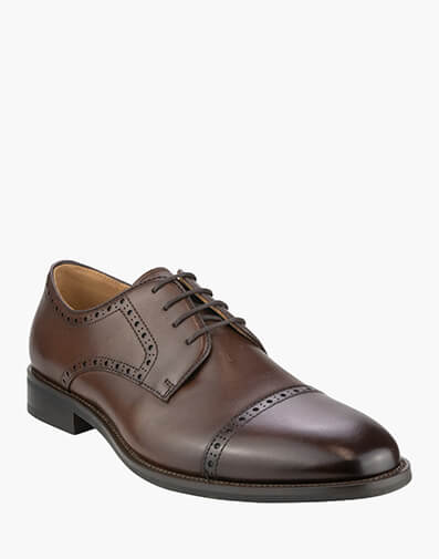 Chadwick Cap Cap Toe Derby in BROWN for $199.95