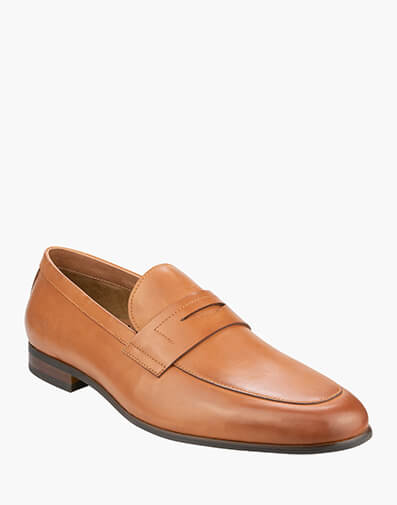 Seville Moc Toe Penny Slip On in TAN for $119.80