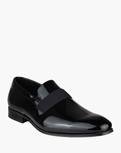 Tux Strap  Plain Toe Strap Slip On  in MIDNIGHT for $209.95
