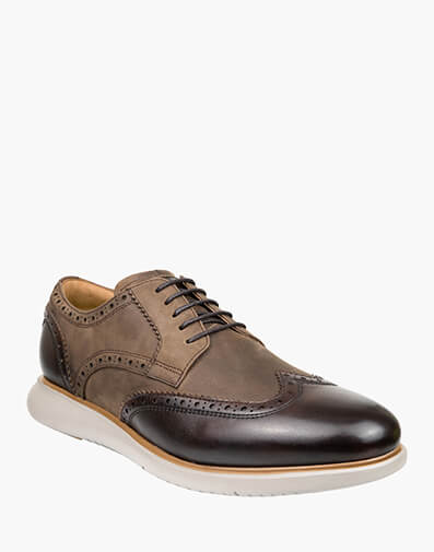 Fuel Wing Wingtip Derby in BROWN for $69.80