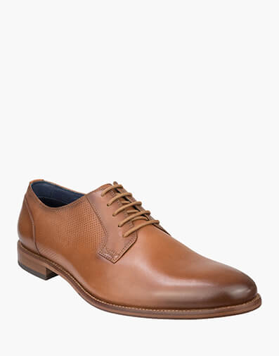 Flex Perf Plain Toe Derby in COGNAC for $109.80