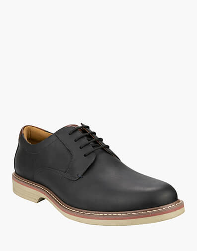 Norwalk Plain Plain Toe Derby  in BLACK for $189.95