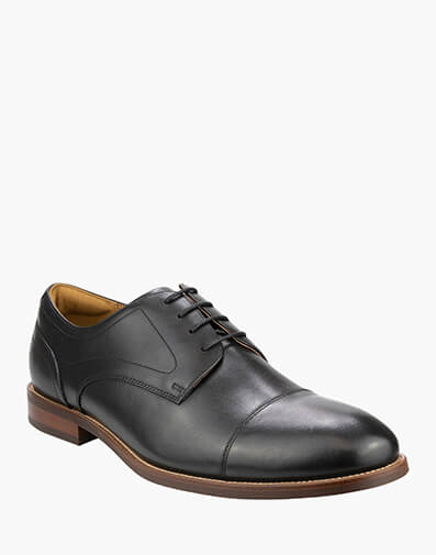 Rucci Cap Cap Toe Derby in BLACK for $199.95