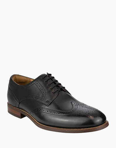 Rucci Wingtip Wingtip Derby  in BLACK for $149.95