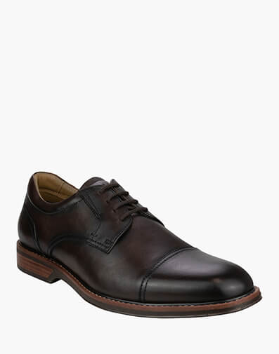 Traveller Cap Cap Toe Derby in BROWN for $209.95
