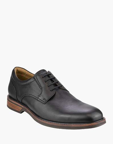 Traveller Plain Plain Toe Derby  in BLACK for $199.95