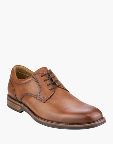 Traveller Plain Plain Toe Derby  in COGNAC for $199.95