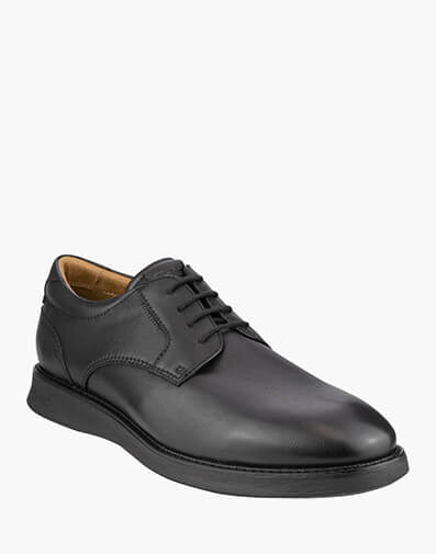 Launch Plain Plain Toe Derby  in BLACK for $199.95