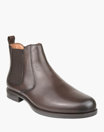 Glendale Plain Toe Chelsea Boot in BROWN for $219.95