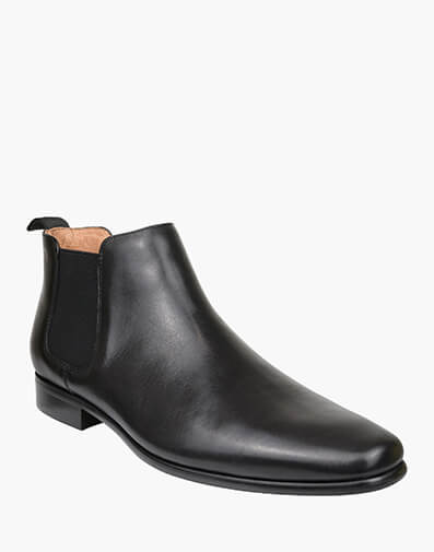 Barret Plain Toe Chelsea Boot in BLACK for $175.96