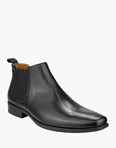 Jackson Chelsea Plain Toe Chelsea Boot in BLACK for $143.96