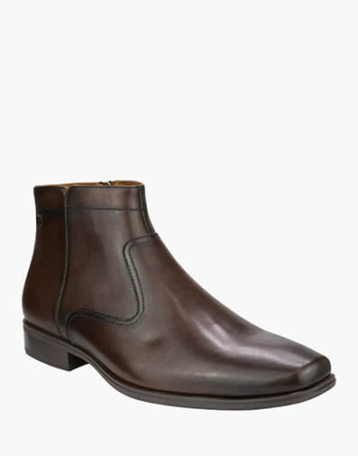 Jackson Zip Boot Plain Toe Zip Boot in BROWN for $179.95