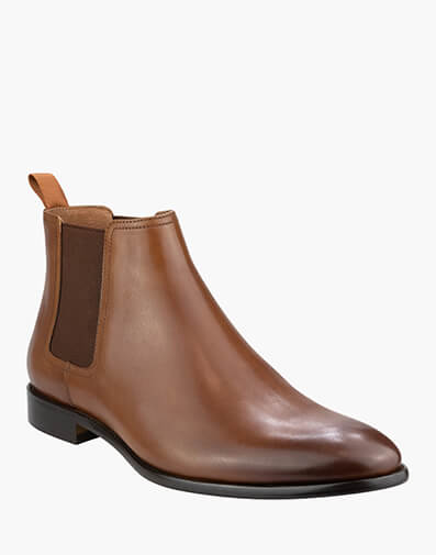 Flex 2 Chelsea Plain Toe Chelsea Boot  in COGNAC for $191.96