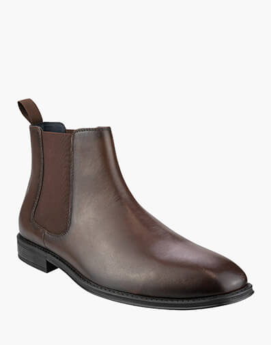 Chatham Chelsea Plain Toe Chelsea Boot  in BROWN for $169.95
