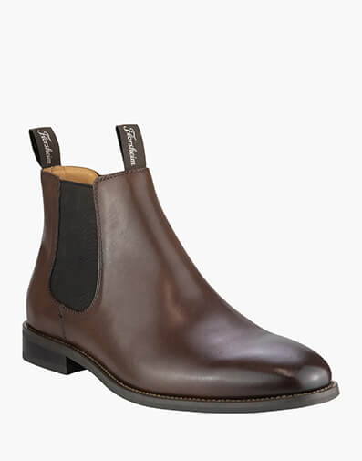 Chadwick Chelsea Plain Toe Chelsea Boot  in BROWN for $219.95