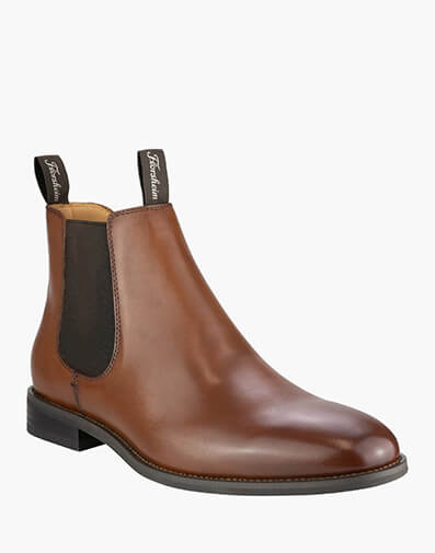 Chadwick Chelsea Plain Toe Chelsea Boot  in COGNAC for $219.95