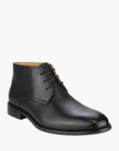 Chadwick Chukka Plain Toe Chukka Boot in BLACK for $249.95
