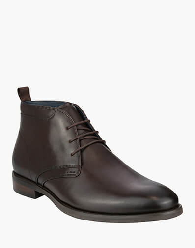 Cumulus  Plain Toe Chukka Boot in DARK BROWN for $189.95