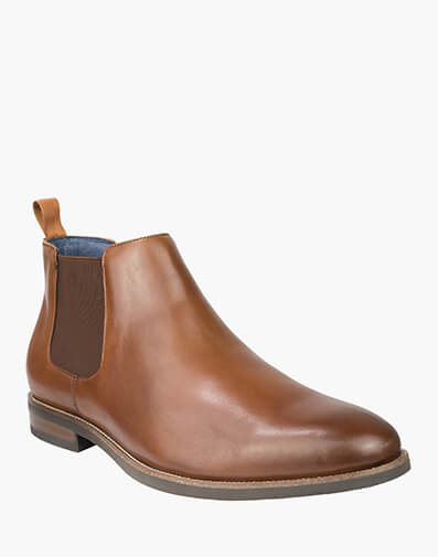 Ceduna Plain Toe Chelsea Boot in COGNAC for $239.95