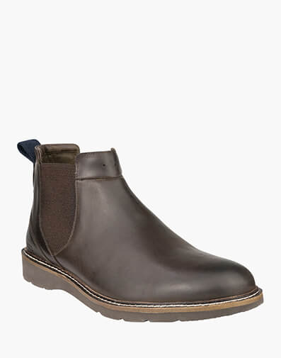 Breaker Chelsea Plain Toe Chelsea Boot in BROWN for $79.80