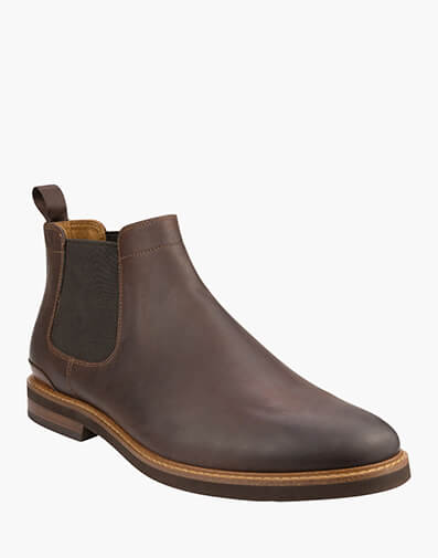 Highland Chelsea Plain Toe Gore Boot in BROWN for $175.96