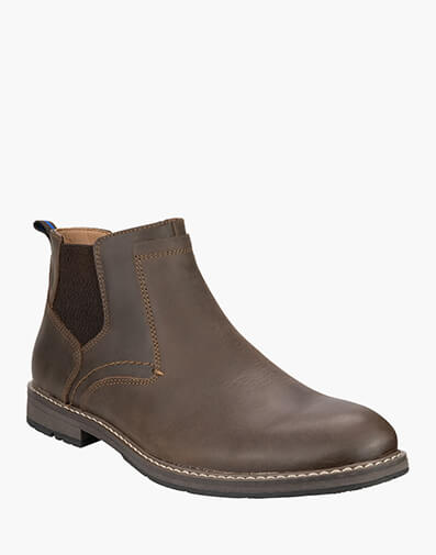 Fuse Chelsea Plain Toe Chelsea Boot in BROWN for $89.80