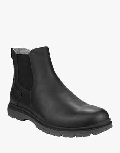 Lookout Chelsea Plain Toe Chelsea Boot in BLACK for $109.80