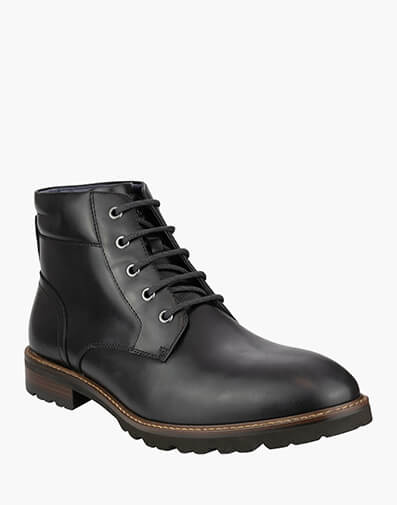 Renegade Chukka Plain Toe Chukka Boot  BLACK