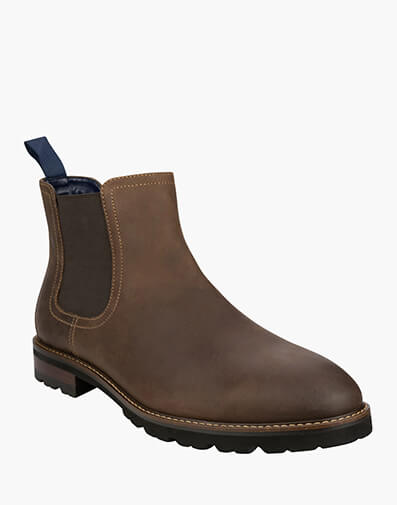 Renegade Chelsea Plain Toe Gore Boot in BROWN for $175.96