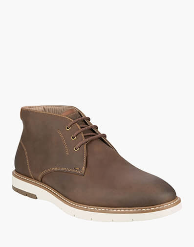 Vibe Chukka Plain Toe Chukka Boot in BROWN for $169.95